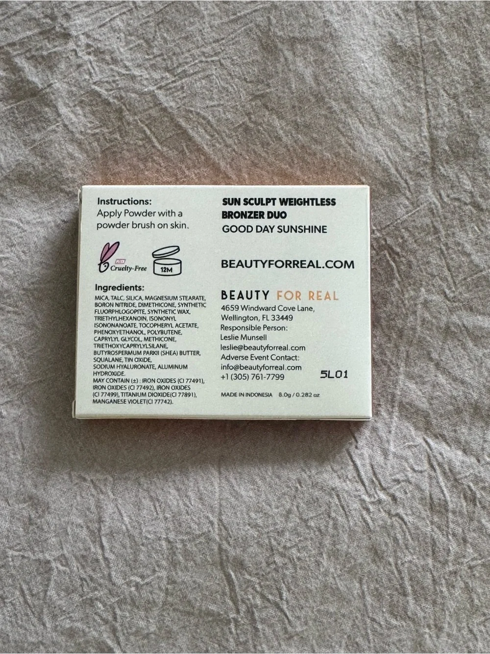 Beauty For Real Sun Sculpt Weightless Bronzer Duo - Tan